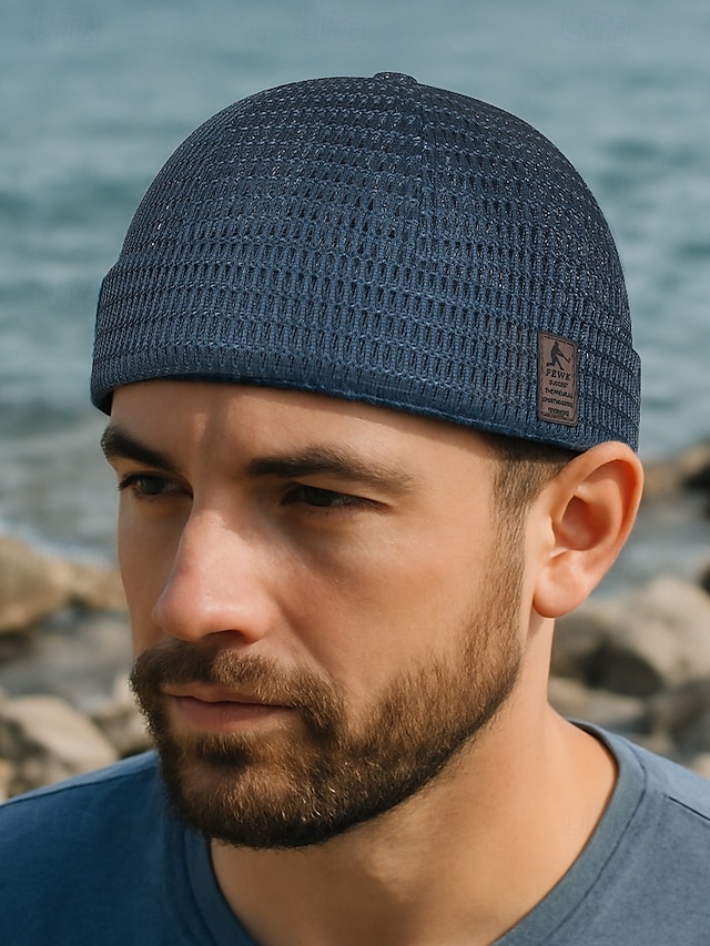  berretto da marinaio in rete traspirante da uomo – cappello estivo leggero e regolabile per attività all'aperto, streetwear e stile casual quotidiano