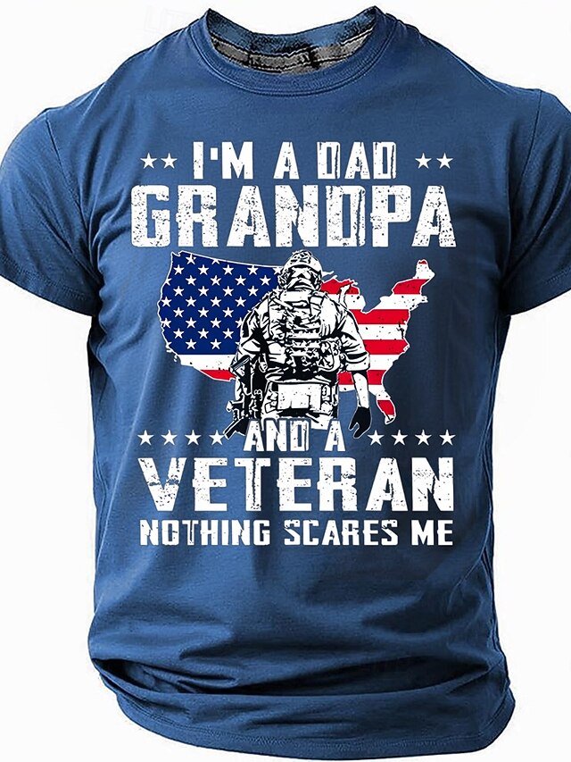  Patriotyczne koszulki dla mężczyzn Sarcasm Koszulka z krótkim rękawem T-shirt 3D Druk Koszulka z okrągłym dekoltem Militarna Zabawna polityczna koszulka Ulica Casual codzienna Black Niebieski Zielony