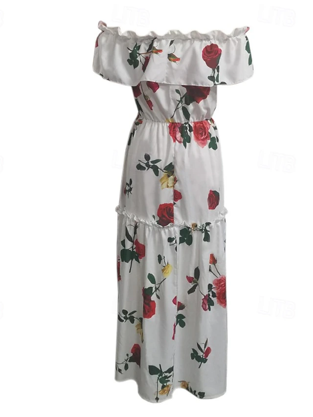 Women's Long Dress Maxi Dress Cocktail Dress Print Dress Fashion Modern