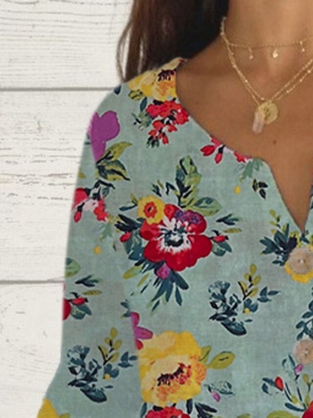 Blouse à Manches Courtes Et Col En V Pour Femme,Vêtement De Bureau