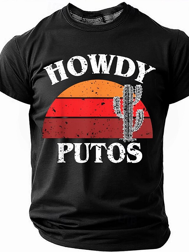 Men's 100% Cotton Western Skull 