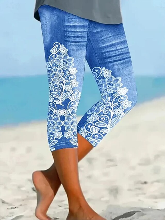 Airplane Print Pattern Women Leggings