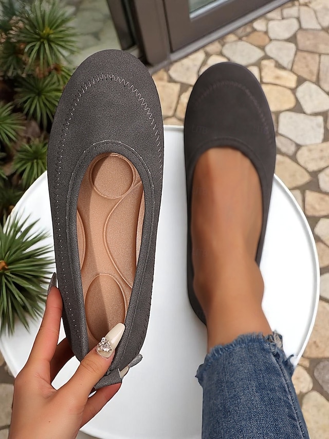  Damen-Barfußschuhe mit breiter Zehenpartie in Braun – bequeme Slipper mit Nullsprengung für entspanntes Gehen und Reisen