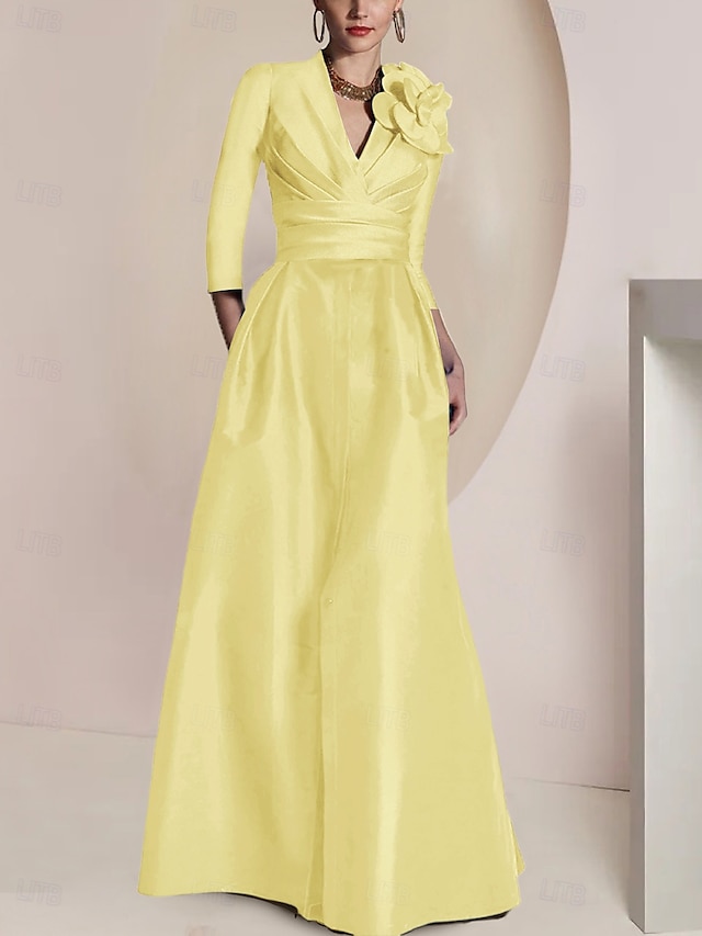 Mermaid Asymmetrical Neck Appliques Back Zipper Mother of the Bride Dress
