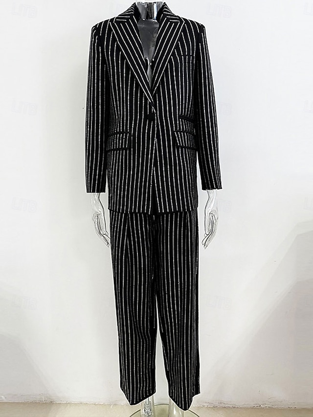  Hosenanzug Brautmutterkleid Elegant Hemdkragen Knöchellänge Polyester Langarm mit Knöpfe 2025