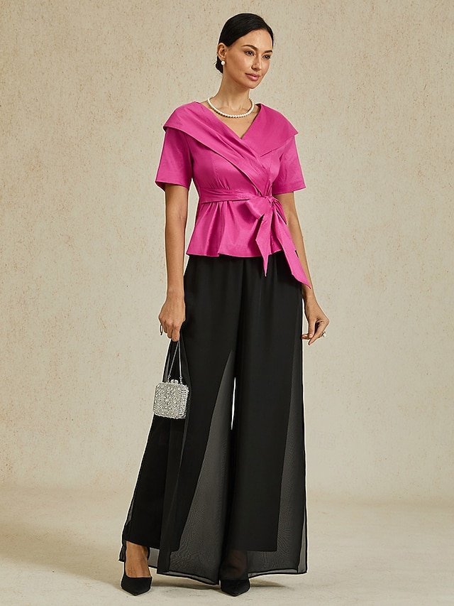  Dam Jacka Med bälte Ensfärgat Stylish Ytterkläder Sommar Fuchsia S