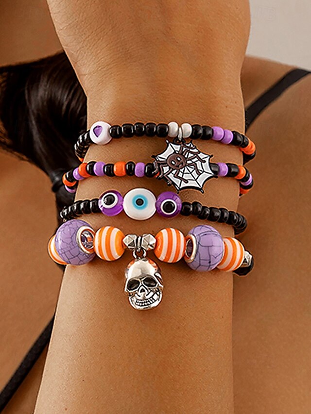  Per donna Braccialetto Set di bracciali Acrilico Lega Helloween