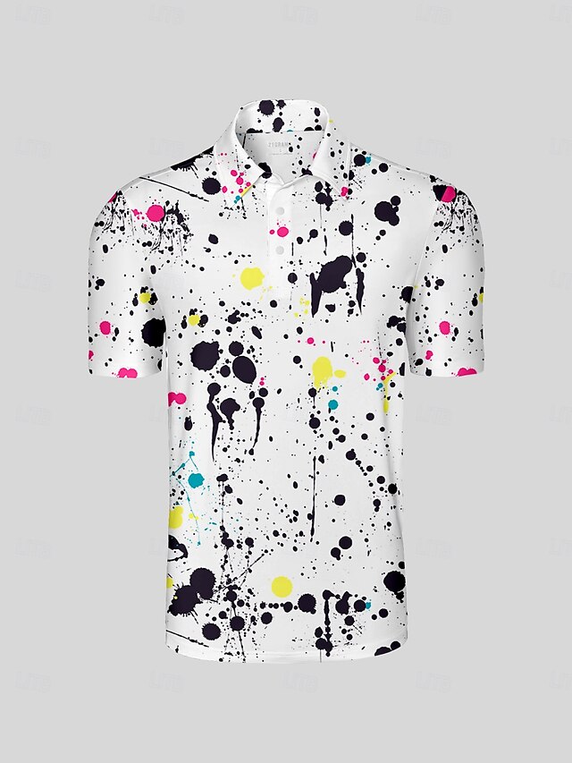  Hombre Camisas de polo Blanco Manga Corta Camiseta Ropa de golf Ropa Trajes Ropa Ropa