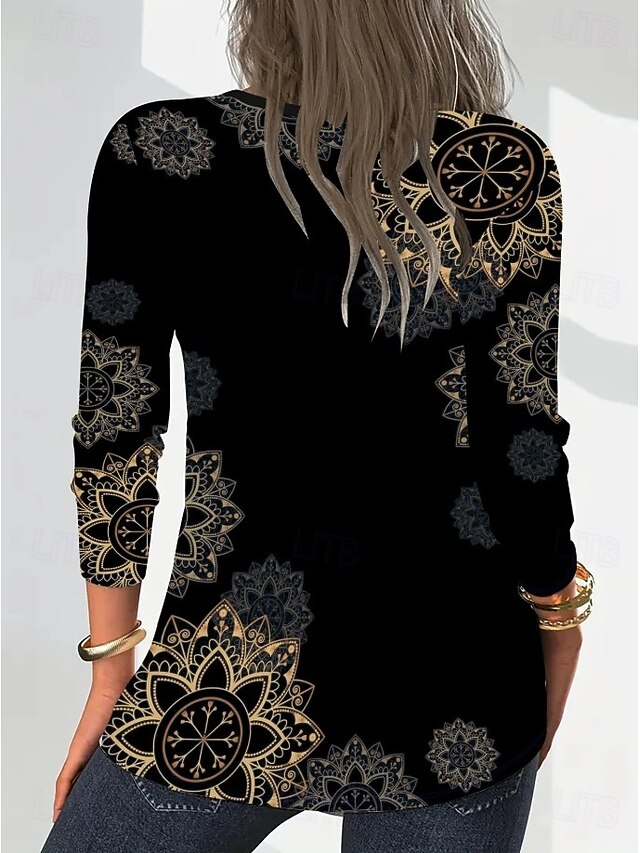 thumbnail image 2 of Fall Outfits For Women 2025 Girls Shirts Long Sleeve Tops Gradient 2 of 9