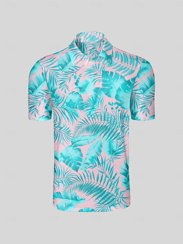  Homme T-shirt POLO Bleu Manche Courte Top Tenue de golf Vêtements Tenues Porter des vêtements