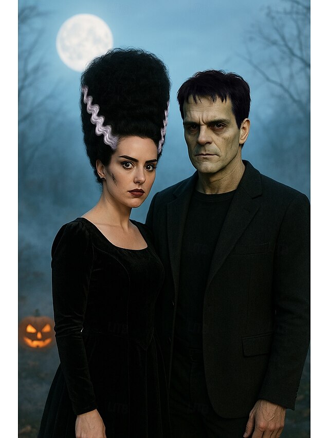  Parrucca della sposa di Frankenstein per feste di Halloween e cosplay