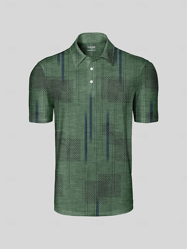  Herren poloshirt Grün Kurzarm Shirt Golfkleidung, Kleidung, Outfits, Kleidung