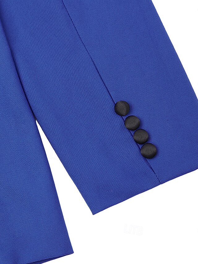 New Men's Navy Blue Two-Piece Wedding Suit from Wearhouse main image 1