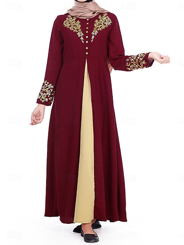  Damen Arabisches Kleid Dubai Muslim Erwachsene
