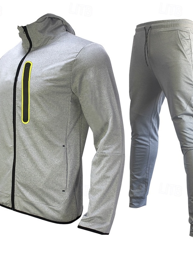 Herren Trainingsanzug-Set - Bündchen-Jogger & Rundhals-Pullover main image 0