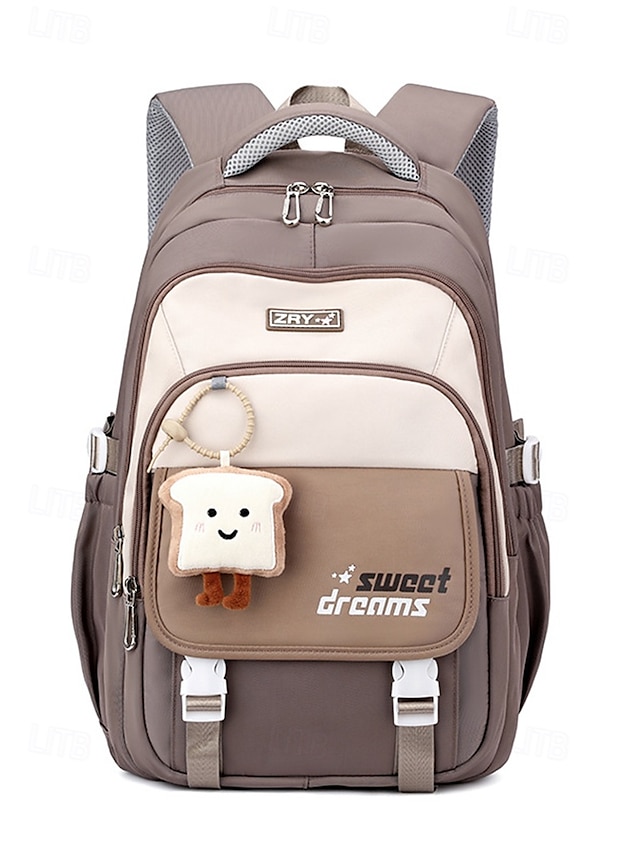 Teen Girls Korean Style Backpack, Large Capacity School Bookbag with ...