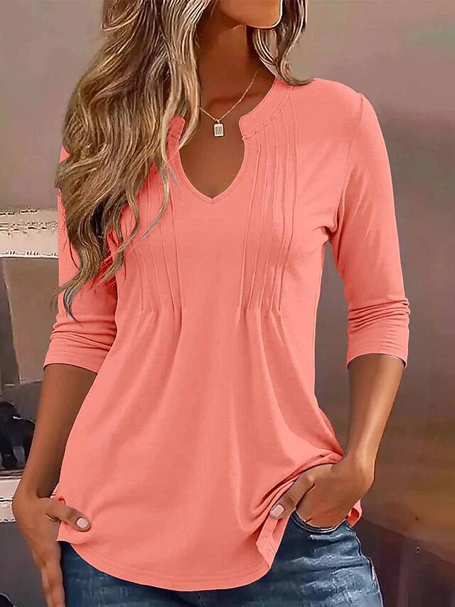 thumbnail image 2 of Fashion Sweater For Women Long Sleeve Square/Crew Neck Solid Color Tunic Tops Buttons Side Spring Fall Pullover Army Green S 2 of 11