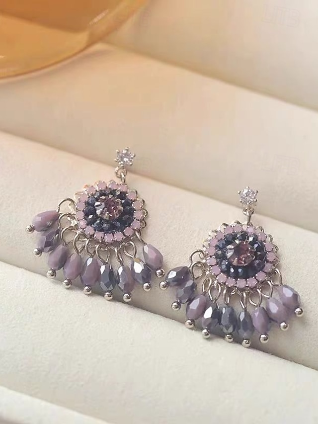  1 Paire Boucles d'oreilles For Femmes Rue Date Plage Alliage Le style rétro