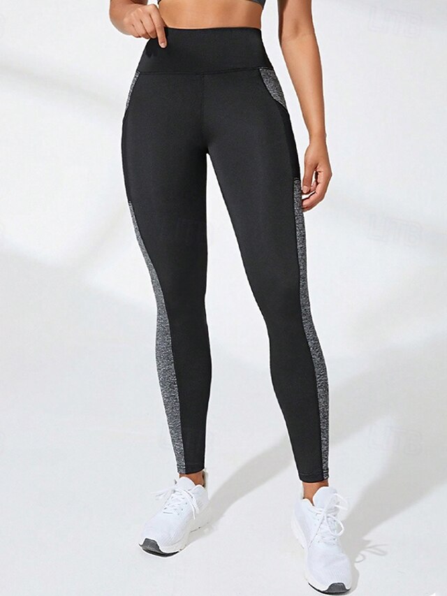 Legging De Yoga Pour Femme Avec Poches - Taille Haute, Contrôle Ventre - Rose Legging De Yoga Pour Femme Avec Poches - Taille Haute, Contrôle Ventre - Rose