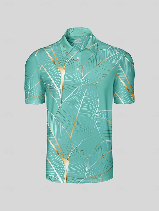  Herren poloshirt Grün Kurzarm Shirt Golfkleidung, Kleidung, Outfits, Kleidung