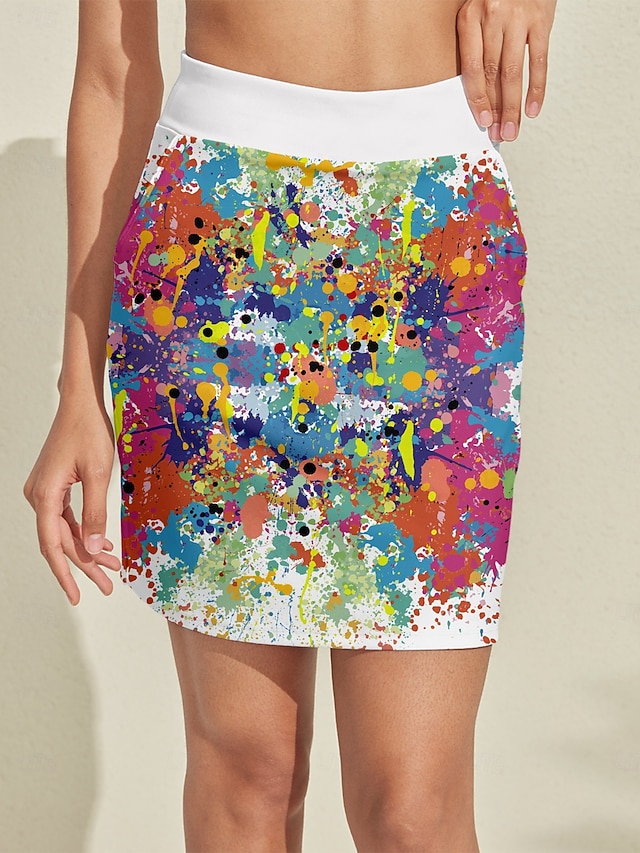 Pentru femei Fustă de tenis Fusta de golf Alb Fuste Vestimenta Golf Doamnelor Haine Ținute Poartă Îmbrăcăminte