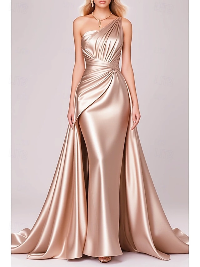 Elegant Black Mermaid Evening Dress,Black Gala Dress Y5540 main image 1