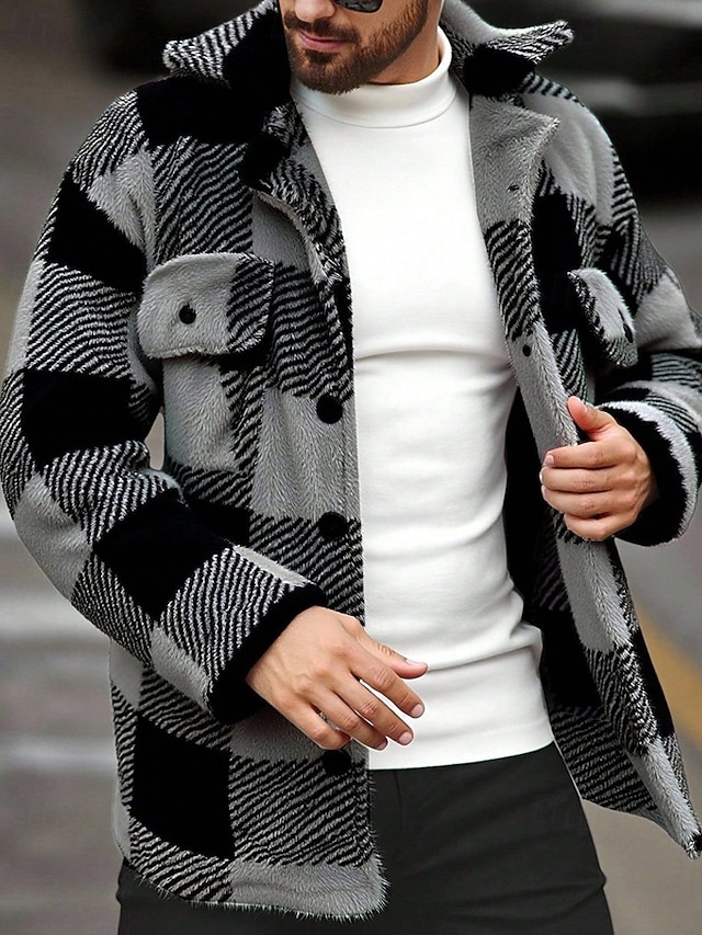 Trendyol Camicia Collo Plain Giacca Regolare Cappotto, Marrone, S Uomo