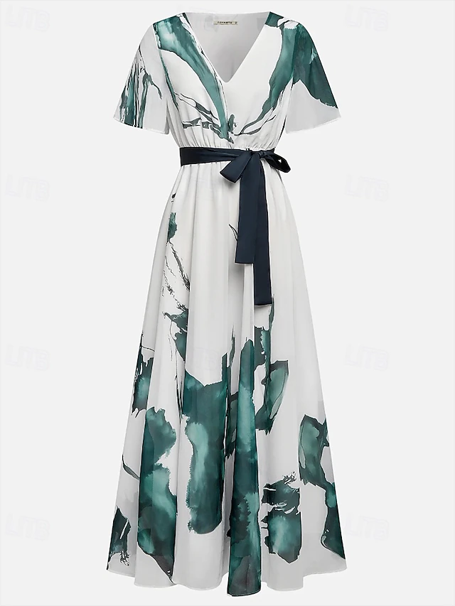 Women's Long Dress Maxi Dress Floral Dress Print Dress Fashion Modern