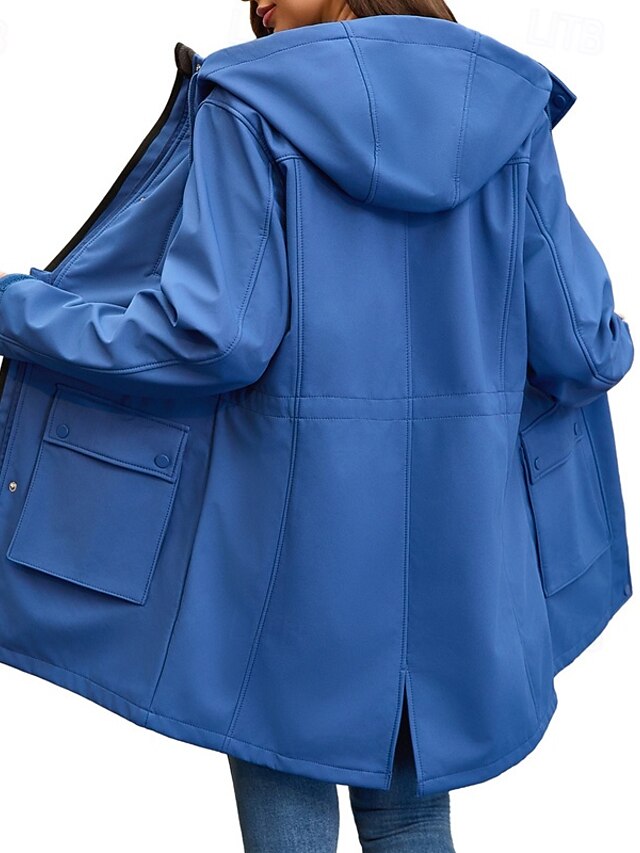 Veste De Pluie Légère Homme - Imperméable, Coupe-vent, Avec Capuche Et Poches, Pour Mi-saison