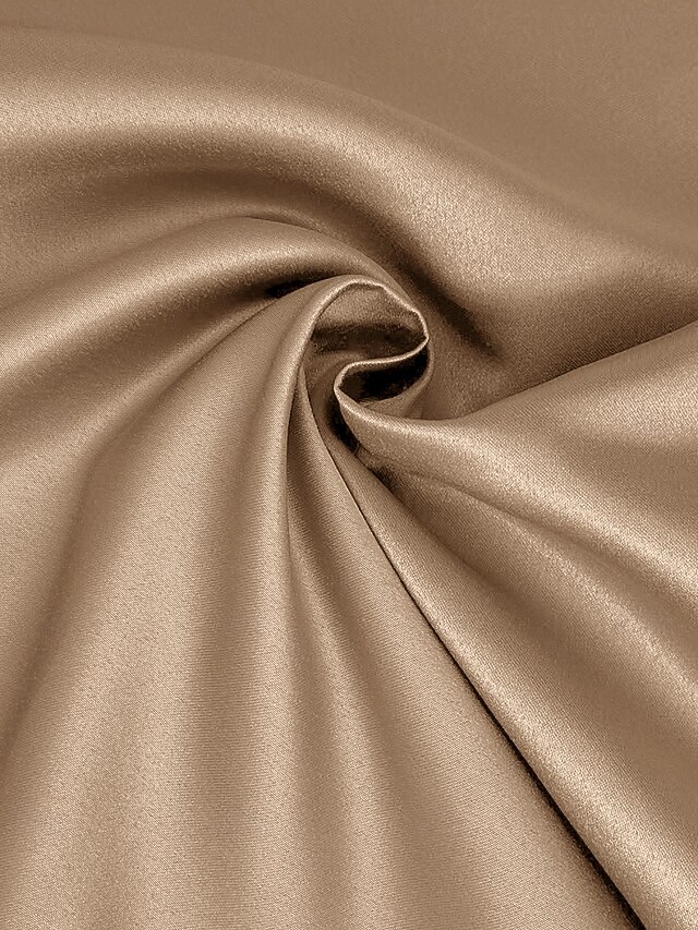 A-Line Strapless Satin Floor-Length Formal Dresses Ball Gowns for Women