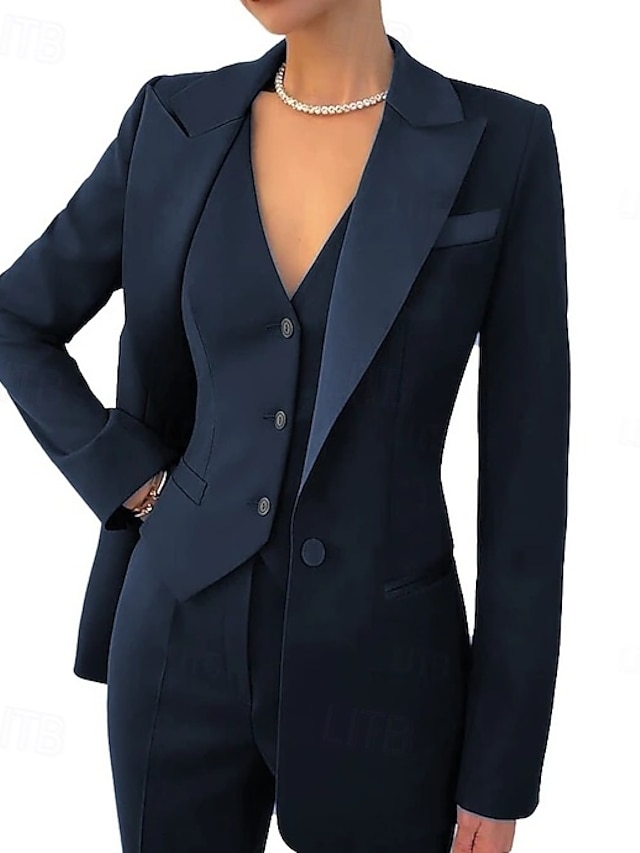  schwarz-weißer Damenblazer Sportmantel Strukturjacke Mutter der Braut elegantes Langarmoberteil mit Knöpfen