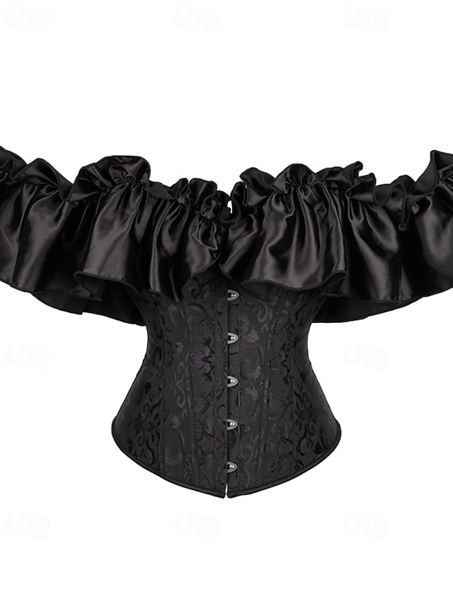  Γυναικεία Κορσέδες Shapewear Μέσης Cincher Διαμορφωτικός Ρουχισμός Σέξι κορσέ Σέξι Γλυκός Μονόχρωμες Σουρωτά Εξώπλατο Διακοπές Δρόμος Ημερομηνία Αμάνικο Κορσές Μαύρο Λευκό Μπεζ Άνοιξη Φθινόπωρο