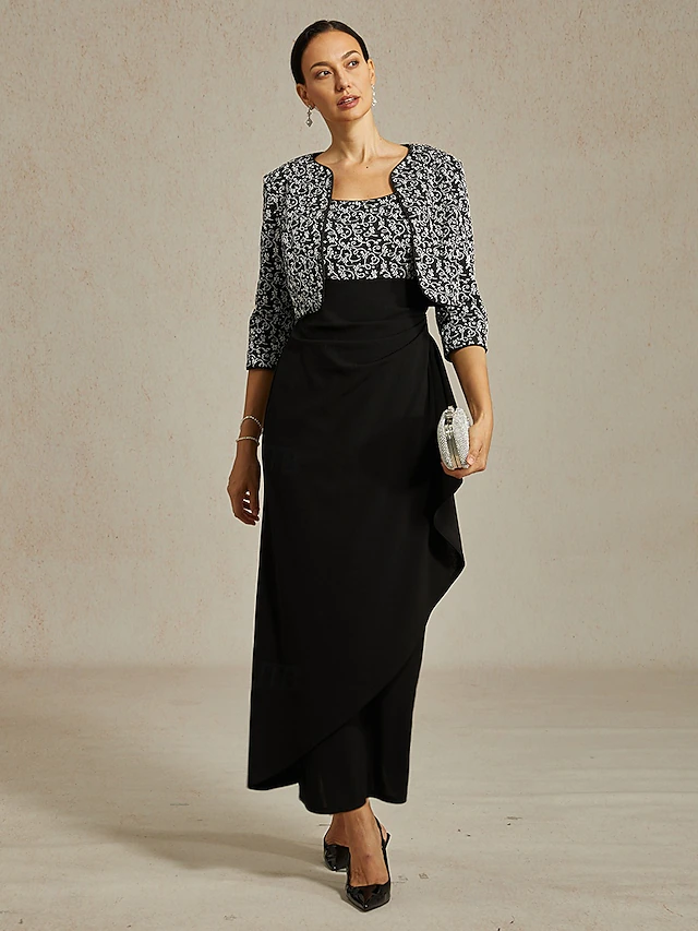 Women's Jacket Dress Sheath Dress Maxi Dress Elegant Formal Semi Formal ...