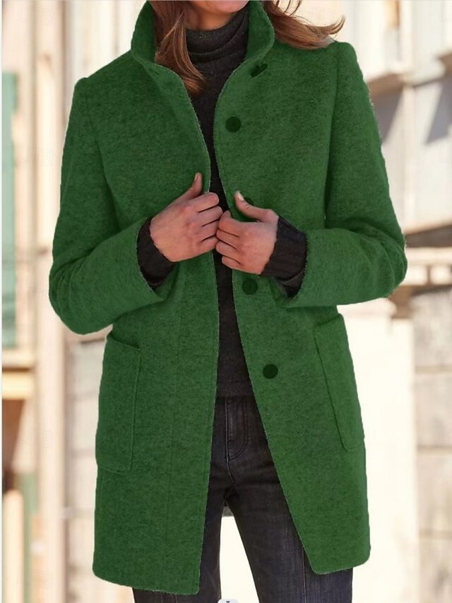 Bella Women Long Button Front Winter Coat For Timeless Versatile Everyday Polished Style And Warmth main image 0