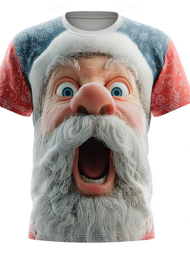 Générique Pull De Noel Homme Moche Impression 3d Père Noël Sweat