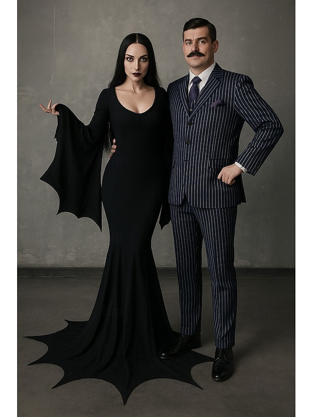  Gothic-Horror Dunkle Wissenschaft Anzüge & Blazer Halloween-Gruppen-Paarkostüme Festkleidung Gotisch for Paar Herren Damen Erwachsene Halloween Karneval Leistung Party Maskerade