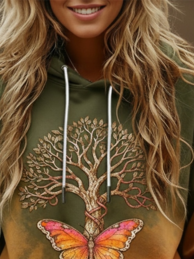 Sweat à Capuche Ellesse Femme, Vert Camouflage, Taille UK 10, Avec Poches