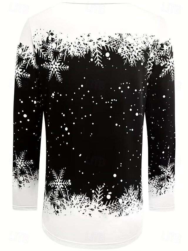 T-shirt à manches longues 100% coton pour homme