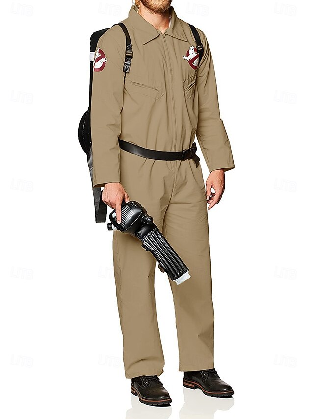 Ghostbusters Cosplay Cosplay Costume Outfits Men's Women's Boys Movie Cosplay Cosplay Halloween Halloween Carnival Masquerade Event / Party Masquerade(WITCOUT Proton Pack)3