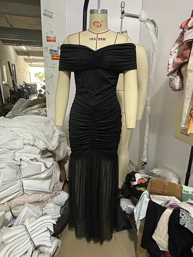 Femmes Robe Longue Maxi Robe Robe de Soirée Robe de Cocktail Robe