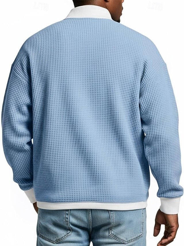 Tee Shirt Homme Sport Manches Longues Col En V - Coupe Slim Confortable Et Élégante Pour Tous Les Jours