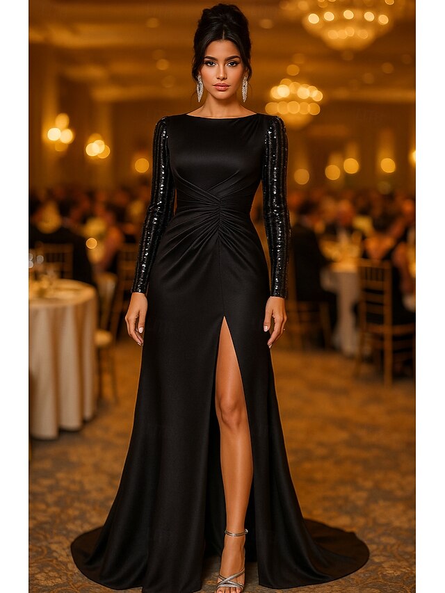 dress dresses fashion Bridesmay Cocktail for Women 2024 Wedding Guest Midi with Starry Night Inspired Dress Instagram Color:Chambray Blue