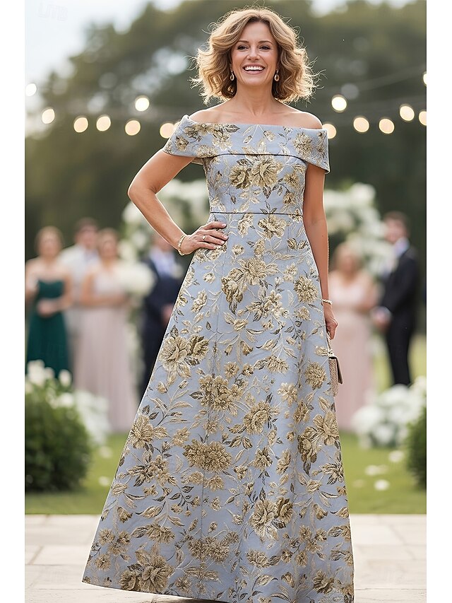 Amazing Floor Length Wedding Guest Dress Photos