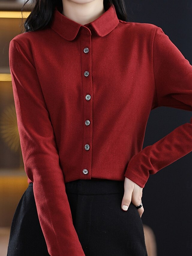 Chemise Femme Vintage Oversize À Carreaux Manches Longues Automne Hiver 2025 Boutonnée Col Revers Poches Style Coréen Loose Du 7,13 € | DHgate