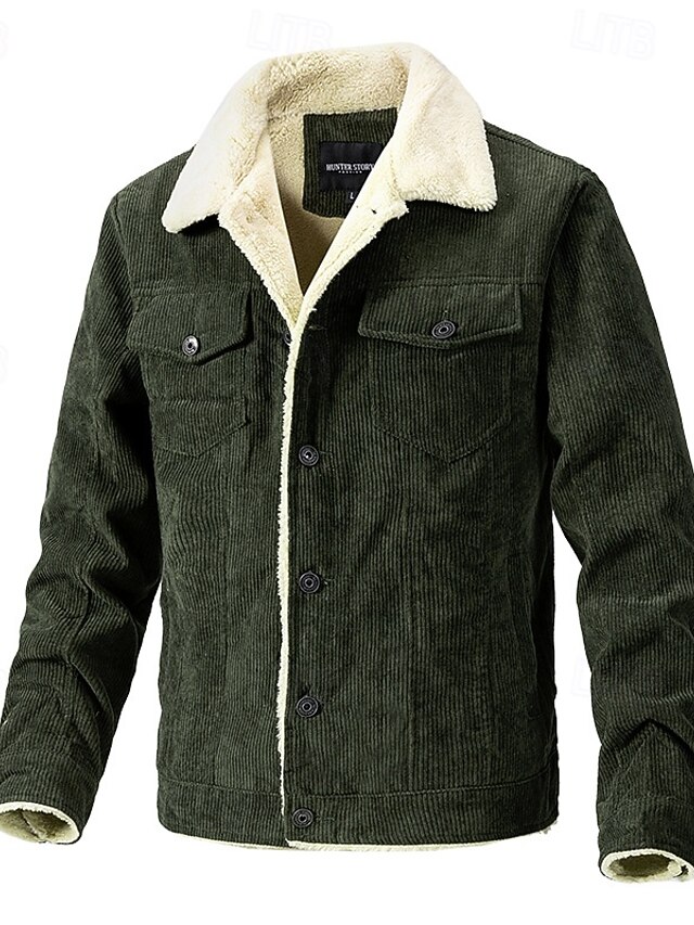 Chemise à manches longues en velours côtelé extensible pour hommes, Denver Hayes | L'Équipeur