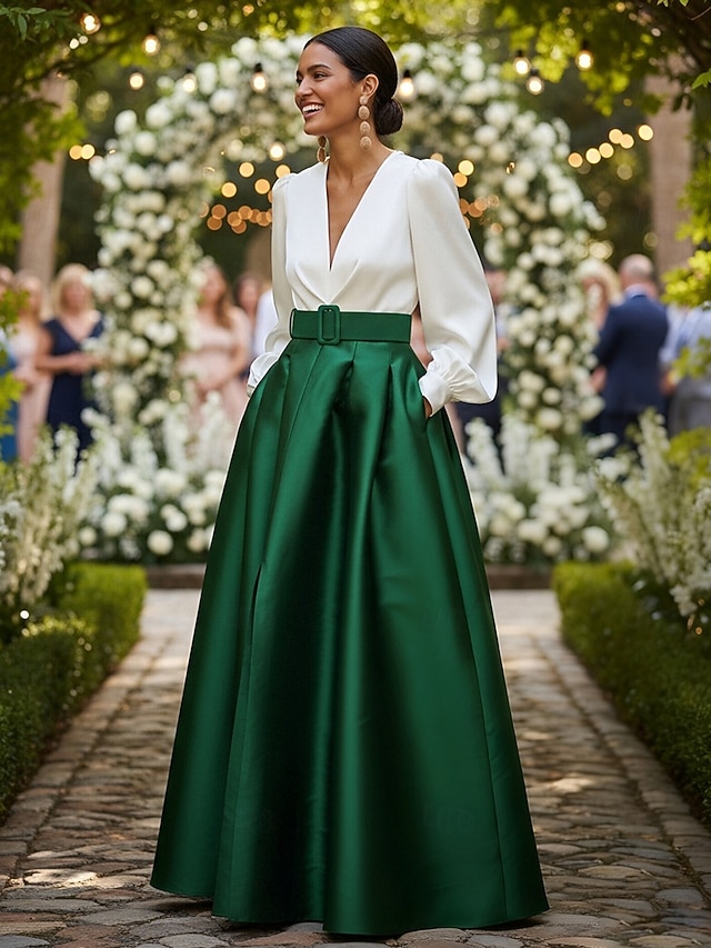 drop waist dress long Jacinda Maxi Black Maxi Dress: The colour:Green girly