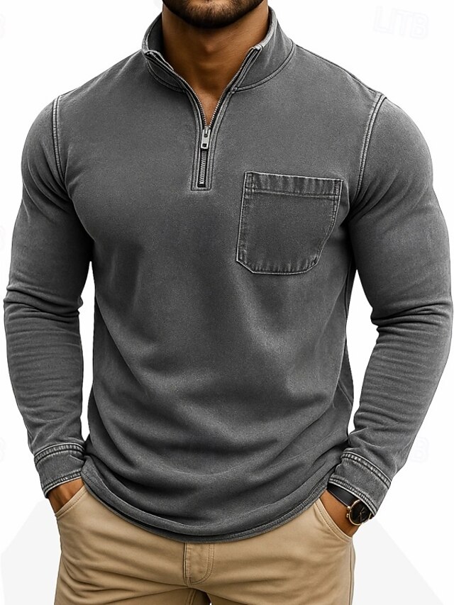 Sweat-shirt coton col zippé - Homme | MANGO Tunisie Sweat-shirt coton col zippé - Homme | MANGO Tunisie