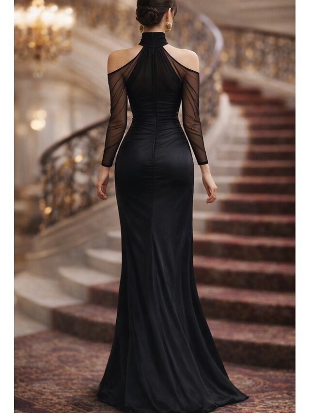 Sheath Column Floor Length Evening Gown Ball Gown Formal Dress Elegant ...