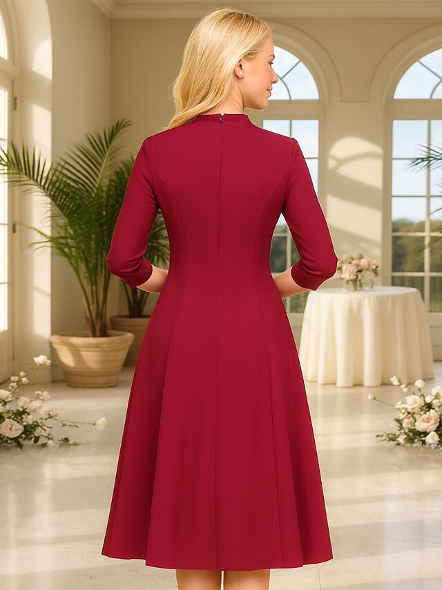 A-Line Robe de bal longueur genoux Robe de fête Robe de soirée Robe ...