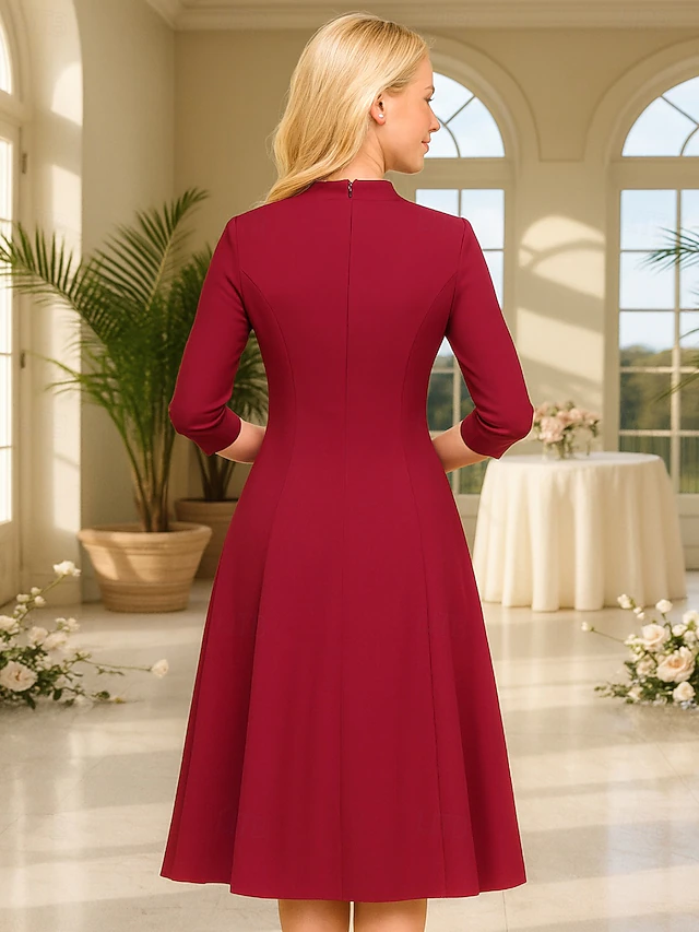 A-Line Robe de bal longueur genoux Robe de fête Robe de soirée Robe ...